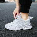 Children Casual Shoes Kids Sneakers for Boys and Girls Solid White Shoes Mesh Breathable Running Sports Tenis Chunky Sneakers.