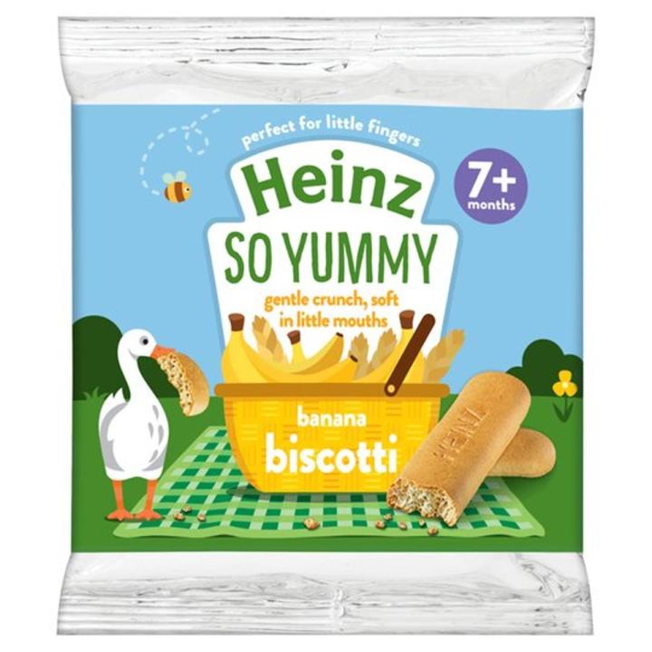 Heinz So Yummy – Banana Biscotti Snack (7M+) – 60gm