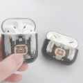 【FUPANG】ROWEQPP Case Compatible For Airpods Protective Cover Mechanical Imd Style Case.