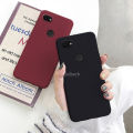 Quiberk for Google Pixel 3a XL Shockproof Anti-Slip Soft TPU Sandstone Matte Back Case Cover.