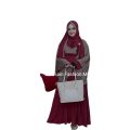 Angel Bourka for women outerwear and Fashionable women Bourka Dubai cherry bourka premium quality With Hijab- Innovative.