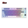 RK ROYAL KLUDGE M75 Gasket Mechanical Keyboard 2.4G Wireless/Bluetooth/USB 75% RGB Hot-Swappable Gaming Keyboard with Display.