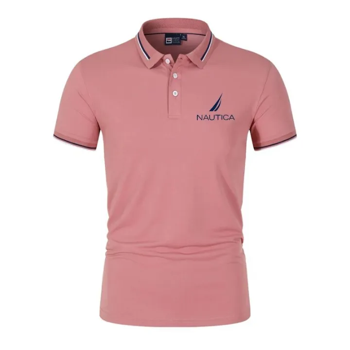 2023Brand%20New%20Nautica%20Summer%20Fashion%20Polo%20Shirt%20Men's%20Printed%20Casual%20Short%20Sleeve%20Lapel%20Slim%20Handsome%20Jogging%20Fitness%20Sportswear%20-%20Image%202