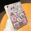 10/50PCS Vintage Pink Girls Decoration Graffiti Stickers DIY Diary Suitcase Scrapbook Phone Laptop Luggage Kawaii Decal Sticker.