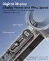 Cooling Fan X05  Handheld Fan 100 Speed Levels - Cold Compress Ice  - Digital Display Portable Rechargeable Mini Fan - Long Battery Life. 