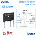 25A Bridge Rectifier 1000V 4-PIN KBJ2510.