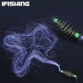 Fishing Net Trap Mesh Luminous Bead Netting Sea Fish Net Tackle Design Copper Shoal Cast Gill Feeder For Fishing Trap Fishing. 