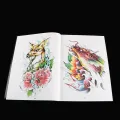 Traditional Tattoo Flash Book Stencil KOI Dragon God Fish Skull Hannya Gril Elephant Bano Tattoo Accessories Body Art Books. 