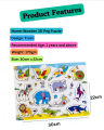 Animal Set Wooden 3D Peg Puzzle Montessori Smart Educational Puzzle Toy For Kids Children.