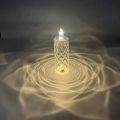 LED Electronic Flameless Candles Light Wedding Birthday Dinner Party Rose Flower Crystal Table Desk Lamp Home Decor Night Light.