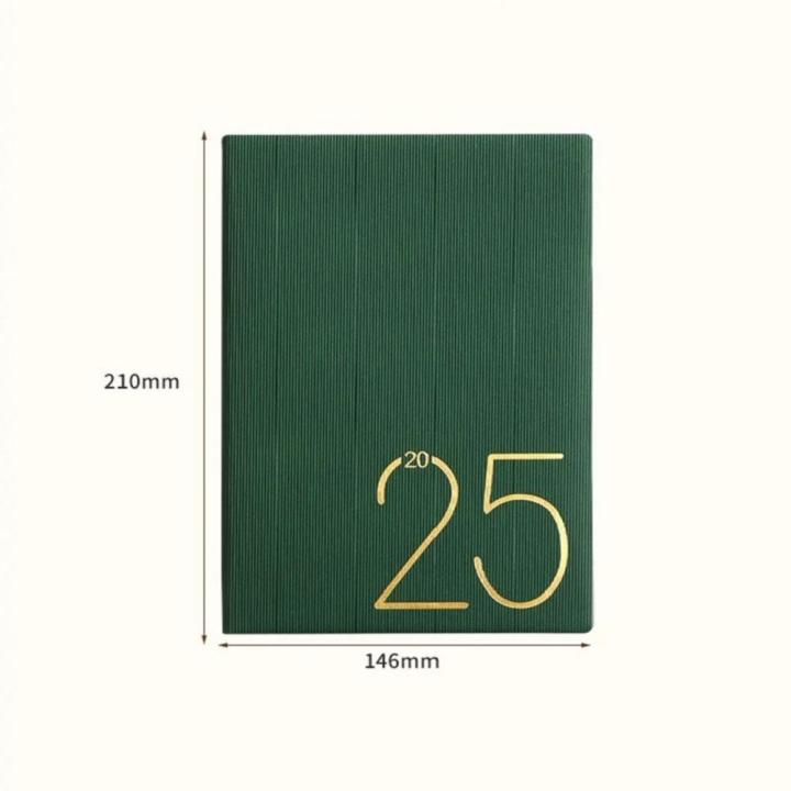 One%20Page%20Per%20Day%20Planner%20High%20Quality%20PU%20Cover%20365%20Days%20Notebook%202025%20Edition%20A5%20Size%20Agenda%20for%20Work%20Office%20Professional%20-%20Image%205