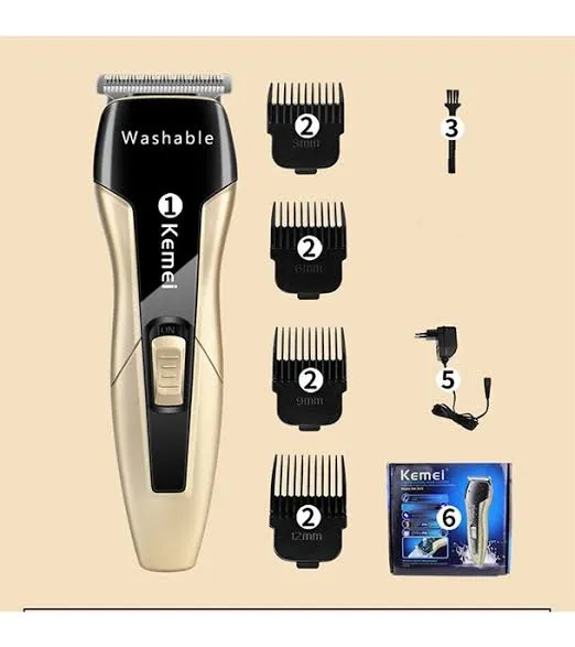 Kemei%20KM-5015%20Washable%20Beard%20Hair%20Trimmer%20-%20Image%202