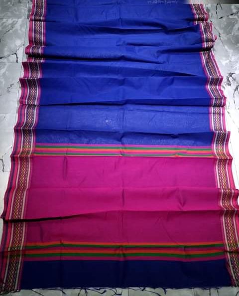 Eye%20Catching%20Design%20Rich%20Febris%20Multicolor%20Half%20Silk%20Nokshi%20Paar%20(%E0%A6%B9%E0%A6%BE%E0%A6%AB%20%E0%A6%B8%E0%A6%BF%E0%A6%B2%E0%A7%8D%E0%A6%95%20%E0%A6%A8%E0%A6%95%E0%A6%B6%E0%A6%BF%20%E0%A6%AA%E0%A6%BE%E0%A7%9C)%20Saree%20With%20Running%20Blouse%20Piece%20For%20Women%20-%20Image%203