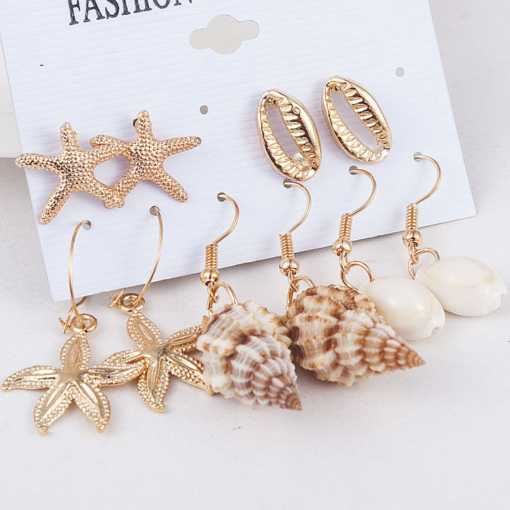 %E3%80%90Beiver%20Jewelry%20Store%20%20%E3%80%917%20Style%20Seashell%20Earrings%20Set%20For%20Women%20Starfish%20Shell%20Cowrie%20Earrings%20Summer%20Jewelry%20Pendientes%20Cortos%20-%20Image%203