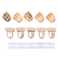 5Pcs Metal Locks Bag Clasp Catch Buckles for Handbags Shoulder Bags Purse Totes Closures Snap Clasps DIY Craft Bag Accessories Demoo. 