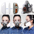 3M 6200 Gas Mask Gas-Proof Half Face Mask Series Combination Matched with 6001/2091/5n11 Filters Chemical Organic Protection.