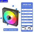 6-1pcs 120mm Rgb Case Fan Addressable Multifaceted Infinity Mirror Argb 1800 Rpm 5v 3pin Argb 12v 4pin Pwm Pc Case Fan. 