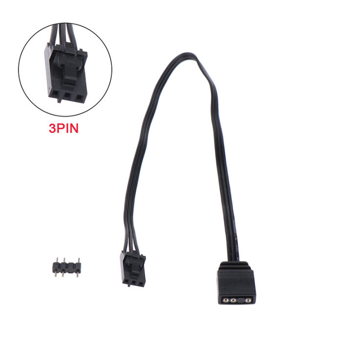 Adapter Cable For Corsair RGB To Standard ARGB 4Pin 3Pin Adapter Connector Pirate Ship Controller Adapter Line QL LL120 ICUE Jessica