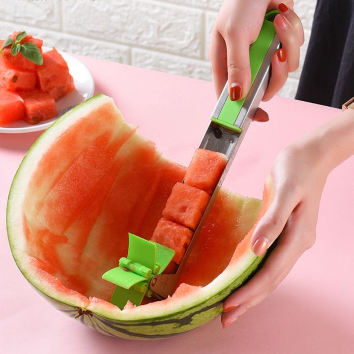 NEW%20Watermelon%20Cutter%20Multi%20Melon%20Slicer%20Cutting%20Machine%20Stainless%20Steel%20Windmill%20Fruit%20Household%20Artifact%20Kitchen%20Tool-Silver%20-%20Image%207