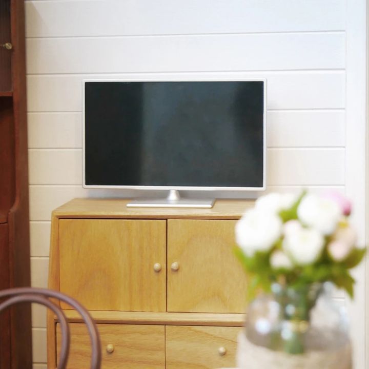 Small%20Wide%20Screen%20Television%20Flat-Panel%20LCD%20TV%20Anti-scratch%20Pretend%20Play%20Toys%20Remote%20Control%20Living%20Room%20Bedroom%20Silver%20-%20Image%203