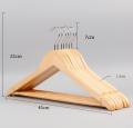 Top quality glory wood hanger natural wooden coat hanger (3 Pcs) - cloth hanger. 