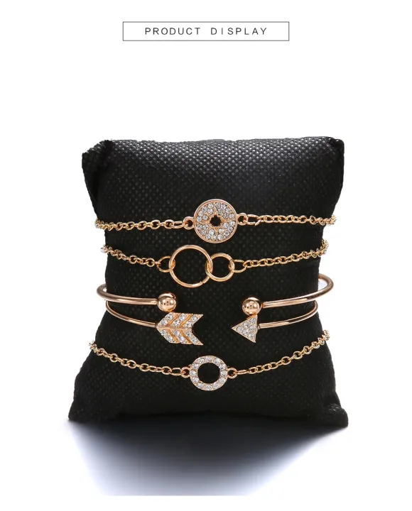 5%20Pcs/%20set%20Stone%20Bracelet%20Set%20For%20Women%20Beautiful%20Design%20-%20Image%204