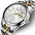 Dianpai Mechanical Watch Automatic Watch Double Calendar Luminous Waterproof Men's Watch.