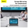 Baseus USB Type C HUB USB C to HDMI-compatible RJ45 SD Reader PD 100W Charger USB 3.0 HUB For MacBook Pro Dock Station Splitter. 