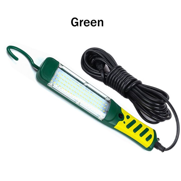 Portable LED Emergency 80LEDs 40W Safety Work Light Hanging Magnetic Car Inspection Repair Handleld Work Lamp - Green