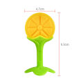 Fruit Shaped Silicone Baby Teether Non-toxic Safety Soft Teether for Baby Teething Relief Toddlers Baby Teething Toy Gift. 