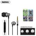 Original Remax Earphone Rm 512 . New Version 2019 - Black. 