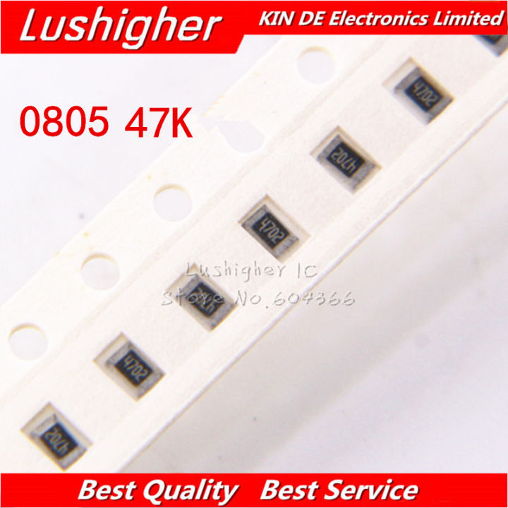 100PCS%200805%20SMD%20Resistor%201%25%2047K%20Ohm%204702%20473%2047.0Kohm%20-%20Image%202