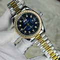 Ro-lex luxurious stylish stone watch for men for Time Lovers. 