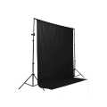 Background 8x12ft Non-Woven Fabric Solid Color Black Screen Photo Backdrop Studio Photography.
