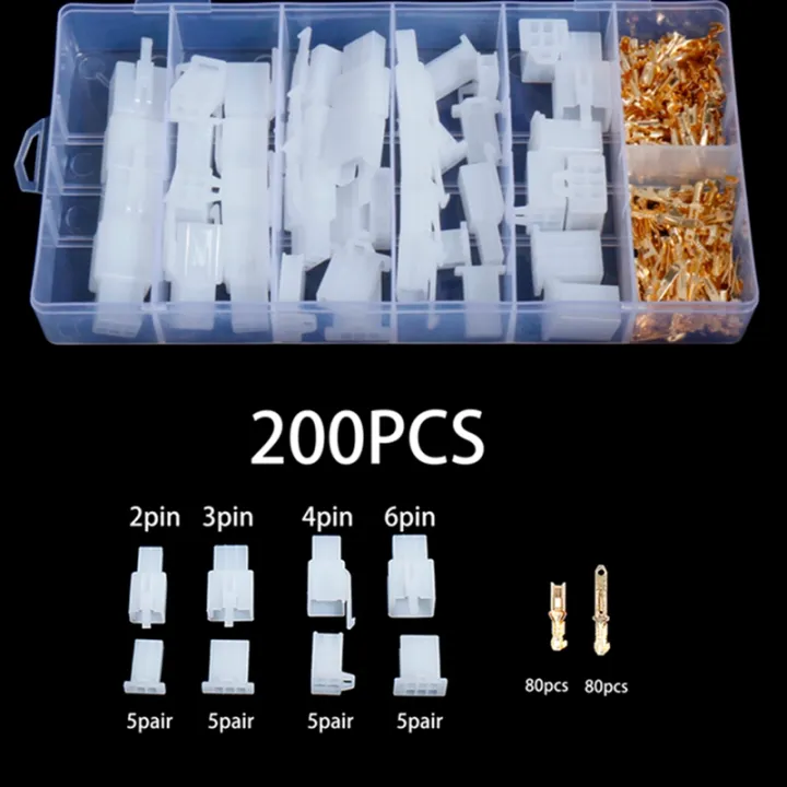 200%20PCS%202.8MM%20Automotive%20Wire%20Connector%202/3/4/6%20Pin%20Cable%20Terminal%20-%20Image%202