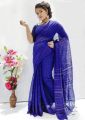 Blue Joom Saree For Womene by Badal Shari Bitan.