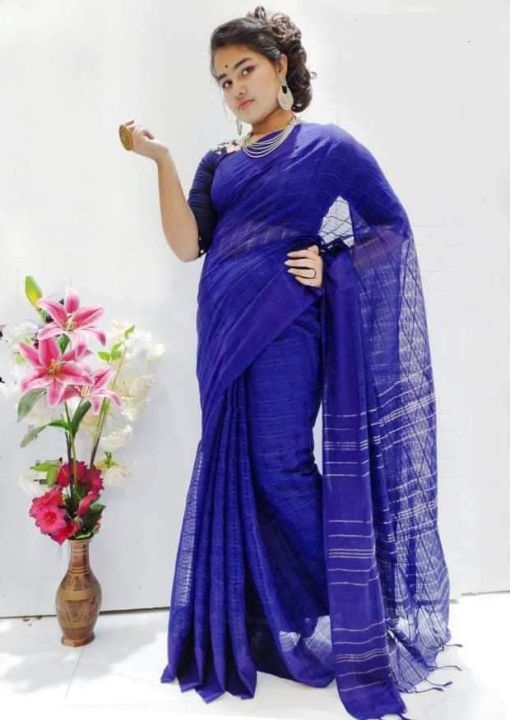 Blue%20Joom%20Saree%20For%20Womene%20%20by%20Badal%20Shari%20Bitan%20-%20Image%203