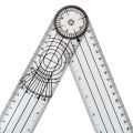 Measuring Tool 360 Degree Rotation Professional Angle Medical Spinal Ruler Goniometer Protractors Multifunction Goniometer.
