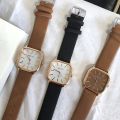 ROSIVGA Fashion Square Watch Men Women Couple Watches Unisex Leather Band Sports Watch. 