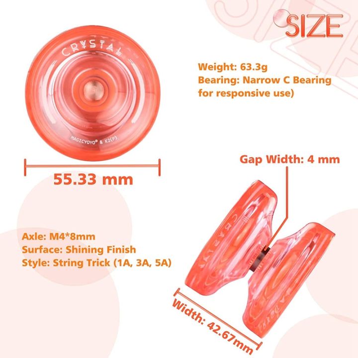 MAGICYOYO%20K2%20Plus%20Crystal%20Responsive%20Yoyo,Dual%20Purpose%20Yo-Yo%20with%20Replacement%20Unresponsive%20Bearing%20for%20Intermediate%20-%20Image%206