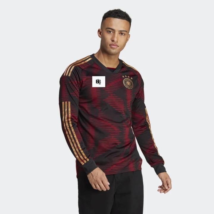 Germany World Cup Away Jersey Full Sleeves Fan Version Football Jersey 2022