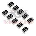 2 Pcs 0.56 Inch Single Digit 7-Segment LED Display | Red Common Anode Numeric Display Module for Arduino, ESP32, Raspberry Pi & DIY Electronics Projects. 