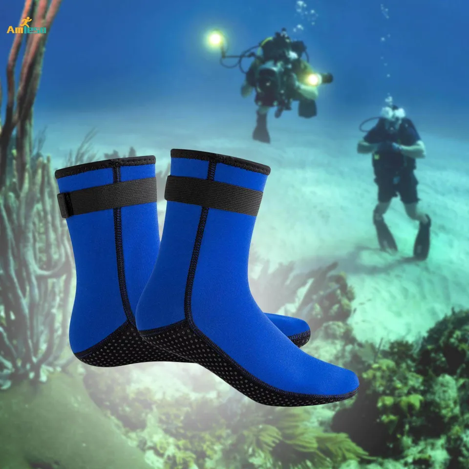 Neoprene Socks, 3MM Water Socks for Women Men, Waterproof Diving