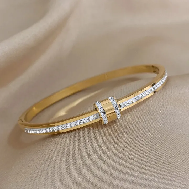 Luxury%20Stainless%20Steel%20Gold%20Color%20Zirconia%20Cylinder%20Bracelets%20Bangles%20for%20Women%20Fashion%20Girls%20Waterproof%20Jewelry%20Gifts%20-%20Image%204