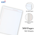 Hearts Floral Spiral Khata – 300 Pages –(3 Pcs) – Premium Quality Notebook for School, College, Office Use – Stylish Cover Design. 