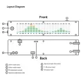 LED Audio Spectrum Analyzer Music Spectrum Dynamic Level Indicator for Audio Enthusiast. 