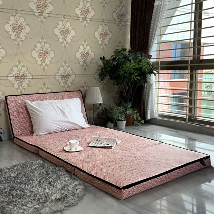 Relax Floor Mattress -Rose Pink Premium Sleeping Mat