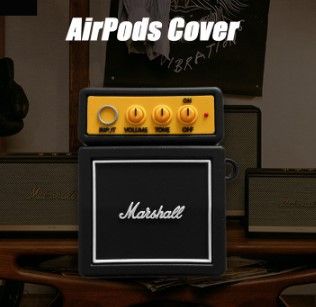 Marshall%20Retro%20Audio%20AirPods%20Pro%20Case%201/2/3%20Generation%20Apple%20Bluetooth%20Headphone%20Case%20Silicone%20Applicable%20-%20Image%206