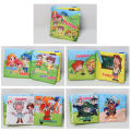Yfashion 1pc Baby Early Learning Soft Cloth Books Creative Squeak Crinkle Book Puzzle oys ifts for Kids Style:an. 