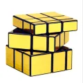 Mirror Golden Cube 3X3X3 Speed Cube 3X3 Mirror Blocks Cube Different Shapes Silver Cube - Rubiks Cube. 